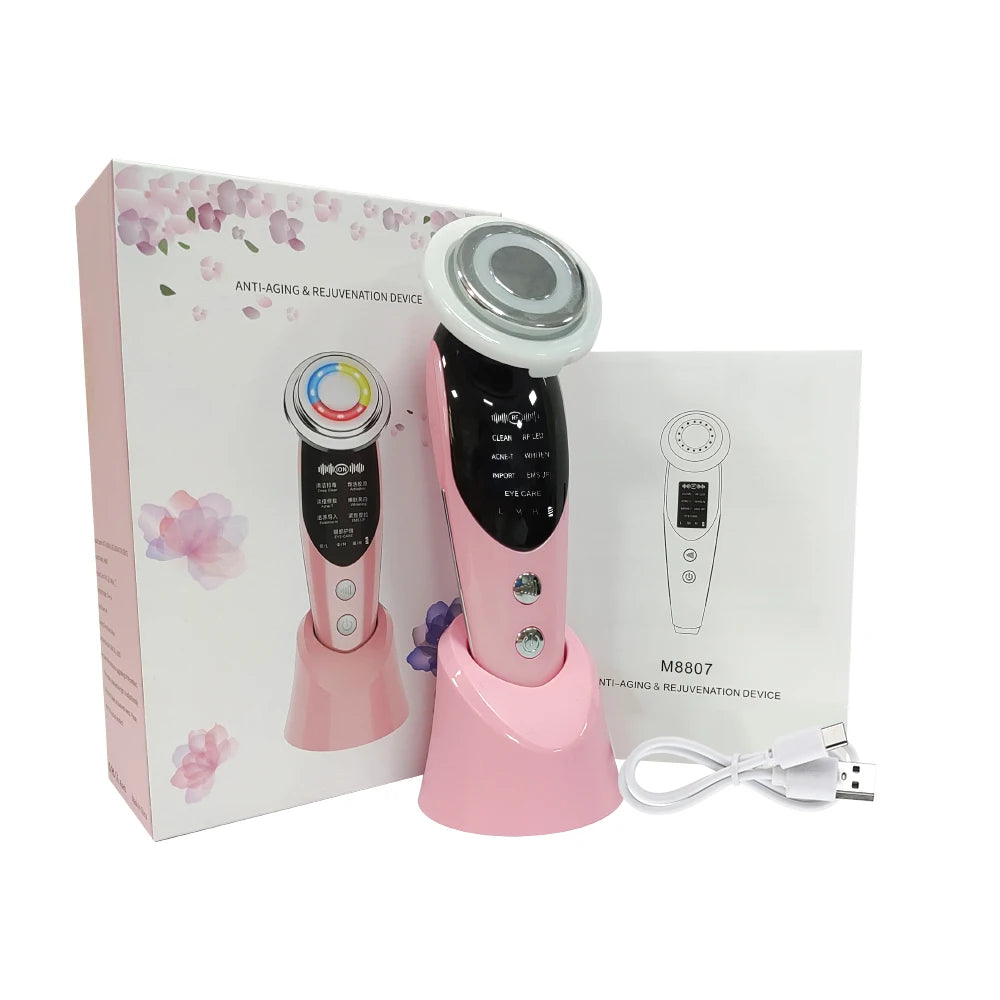 DewAge Pro – LED & EMS Skin Tightener - Pink